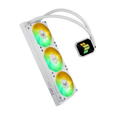 ASUS TUF Gaming LC III 360 ARGB White Edition, All-in-one liquid cooler, 12 cm, White