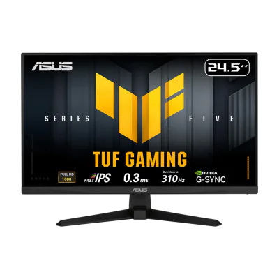 ASUS TUF Gaming VG259QMR5A, 62.2 cm (24.5"), 1920 x 1080 pixels, Full HD, LCD, 1 ms, Black