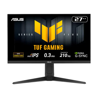 ASUS TUF Gaming VG27AQL5A, 68.6 cm (27"), 2560 x 1440 pixels, Wide Quad HD, LCD, 1 ms, Black