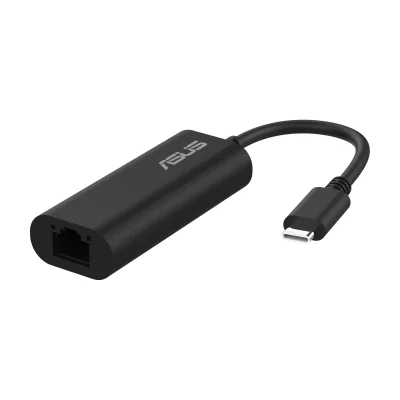 ASUS USB-C2500 V2, Wired, USB, Ethernet, Black