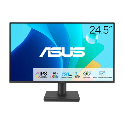ASUS VA259HGA, 62.2 cm (24.5"), 1920 x 1080 pixels, Full HD, LCD, Black