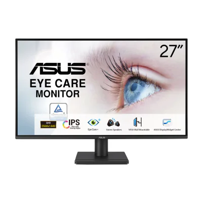 ASUS VA27AQ, 68.6 cm (27"), 2560 x 1440 pixels, Quad HD, LCD, 1 ms, Black