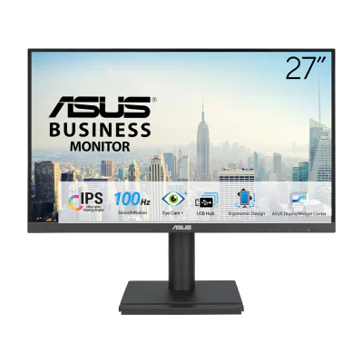 ASUS VA27DQFS, 68.6 cm (27"), 1920 x 1080 pixels, Full HD, LCD, 1 ms, Black