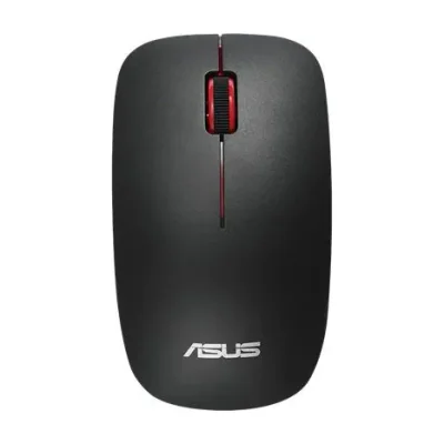 ASUS WT300 RF MOUSE/BK-RD, Ambidextrous, Optical, RF Wireless, 1600 DPI, Black, Red