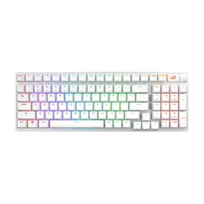 ASUS X901 SCOPE II 96 WL/WHT/NXSW/US/PBT, 96%, Wired & Wireless, USB + RF Wireless + Bluetooth, Mechanical, RGB LED, White