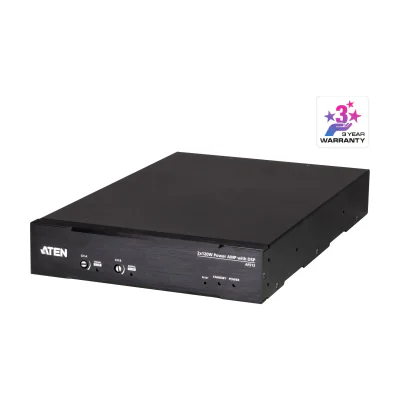 ATEN 2 x 120W Power Amplifier with DSP, 240 W, D, 0.1%, 20000 Ω, 600 Ω, 240 W
