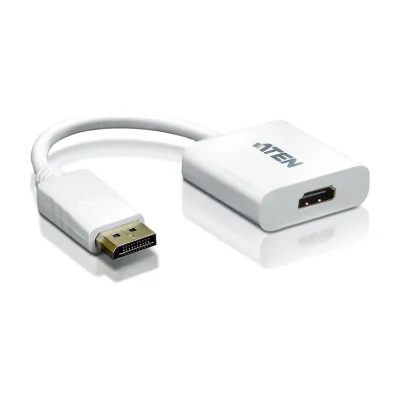 ATEN DisplayPort to HDMI converter, PC: Up to UXGA / HDTV: Up to 1080i,1080p, DisplayPort, HDMI, Male, Female, Straight, Straight