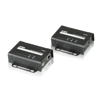 ATEN HDMI Extender (T+R) over 1 CAT5e/6 Cable (70m) ,4K / HDBaseT-Lite (Class B), 3840 x 2160 pixels, AV transmitter & receiver, 70 m, Wired, Black, HDCP