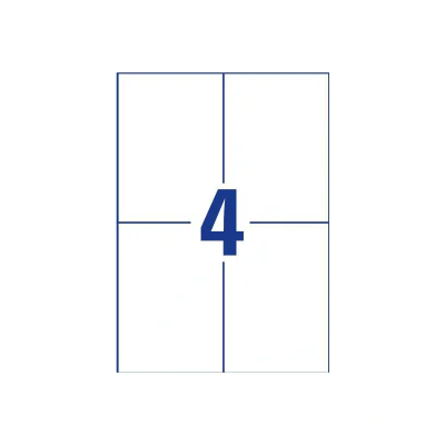 Avery Zweckform, Avery Labels 105 x 148mm, A4 (3483)
