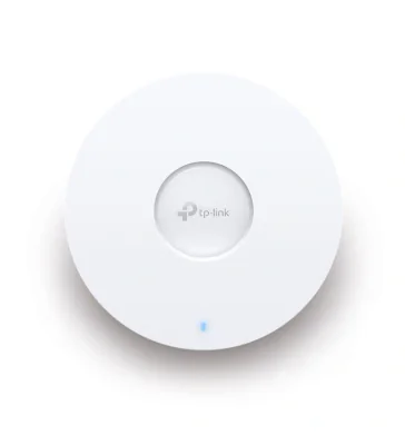 "AX3000 Ceiling Mount Dual-Band Wi-Fi 6 Access Point PORT:1× Gigabit RJ45 Port SPEED:574Mbps at  2.4 GHz + 2402 Mbps at 5 GHz FEATURE: 802.3at POE and 12V DC (Power Adapter is not included), 2×Internal Antennas, 160MHz  Supported, MU-MIMO, Seamless R