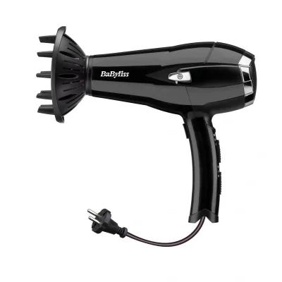 BaByliss Hair Dryer Cordkeeper 2000 black Schwarz (D374DE)
