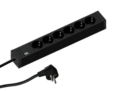 Bachmann Connect Line 6xCEE7/3 cordon 3,0m 3G2,5mm² CEE7/7