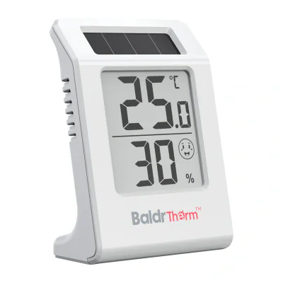 BALDRTHERM E0587TH Termohigrometru alimentat cu energie solară