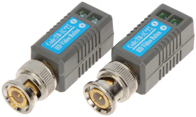 Balun video pasiv DELTA CCTV TR-1C*P2, set 2 buc.
