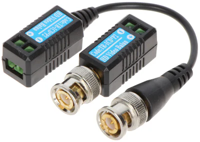 Balun video pasiv DELTA CCTV TR-1CD*P2, set 2 buc.
