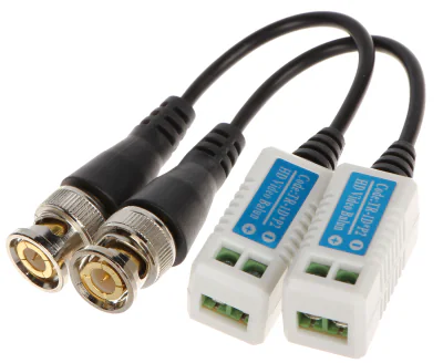 Balun video pasiv DELTA CCTV TR-1D*P2, set 2 buc.