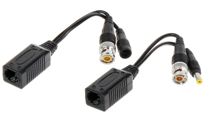 Balun video pasiv DELTA CCTV TR-1RJ-HD*P2, set 2 buc.