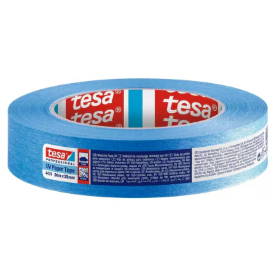 Bandă de mascare TESA UV-PAPER-MASK/50X25/BE, 50 m, lățime 25 mm