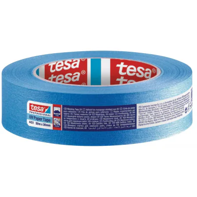 Bandă de mascare TESA UV-PAPER-MASK/50X30/BE, 50 m, lățime 30 mm