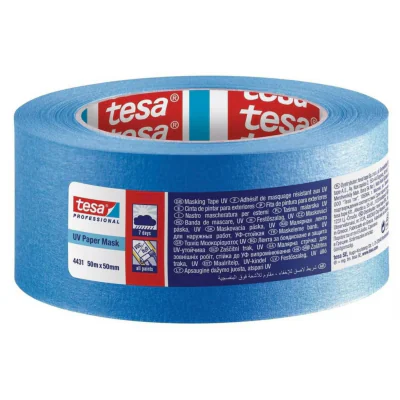 Bandă de mascare TESA UV-PAPER-MASK/50X50/BE, 50 m, lățime 50 mm