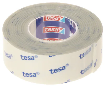 Bandă de montaj dublu adezivă TESA MOUNTING-PRO/MIRROR/1.5X19, 1,5 m, lățime 19 mm, grosime 1,15 mm