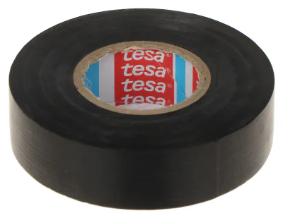 Bandă izolatoare TESA TESAFLEX-7000V/20X19/B, 20 m x 19 mm, negru