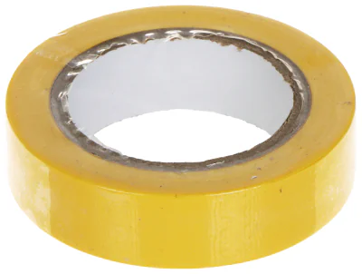 Bandă izolatoare TS-IZOL/25-Y, 10 m, lățime 15 mm, grosime 0,13 mm