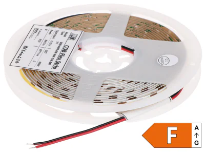 Bandă LED COB MW Lighting LED-COB-12V/8W-NW/5M, 12 V, 8 W, 5 m, 4000 K