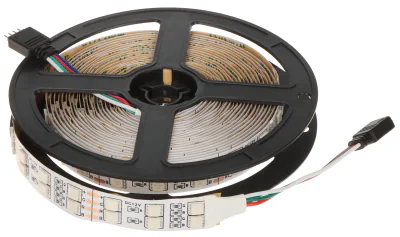 Bandă LED Delta Lighting LED120A-12V/28.8W-RGB/5M, 12 V, 28,8 W, 5 m, RGB