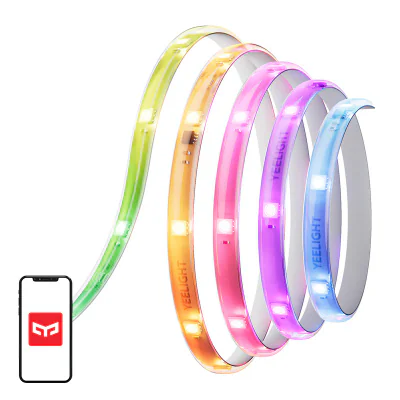 Bandă LED inteligentă YEELIGHT D1 RGBIC, 5 m