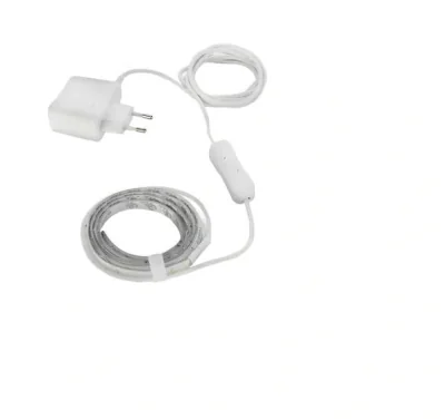 Banda LED RGB Philips myLiving, 17W, 220-240V, 260 lm, lumina albasicolor (2700-6500K), IP20, cu variator si comutator, 5 metri