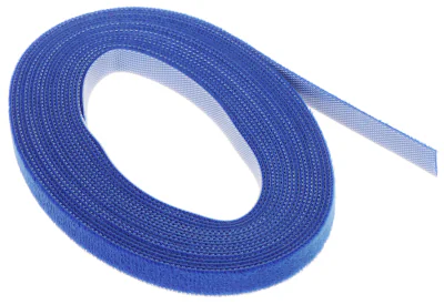 Bandă velcro pentru legarea cablurilor OPR-5000X10/BLUE, 5 m x 10 mm, albastru