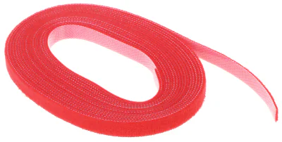 Bandă velcro pentru legarea cablurilor OPR-5000X10/RED, 5 m x 10 mm, roșu