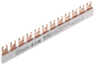Bară de alimentare tip furcă EATON EVG-1PHAS/12M, monofazată, 10 mm², 230 / 400 V AC