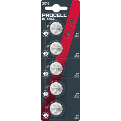 Bat-CR2016 BL5-PROCELL - PROCELL lith. battery CR2016 5-Pack