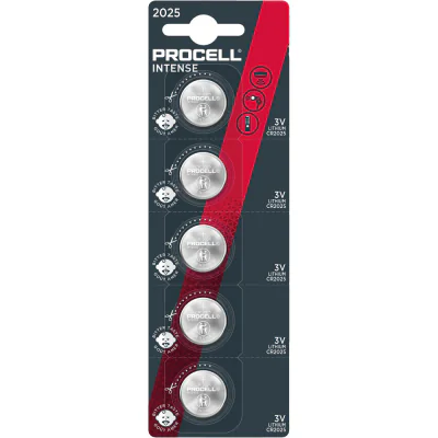 Bat-CR2025 BL5-PROCELL - PROCELL lith. battery CR2025 5-Pack