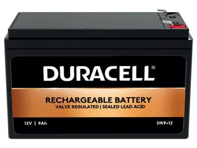 Baterie auto Duracell, voltaj 12V 9Ah VRLA, capacitate 9000mAh