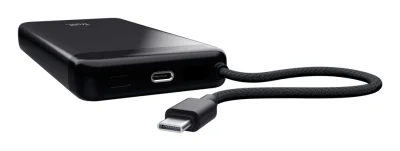 Baterie externa Trust Fiera, capacitate 20.000, 2 porturi USB, negru