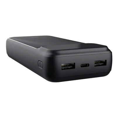 Baterie externa Trust Avala, capacitate 20.000mAh, 3 porturi, timp reincarcare 6 ore, negru