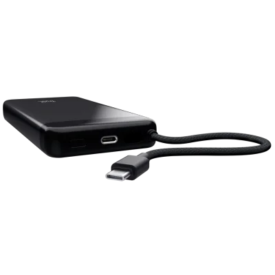 Baterie externa Trust Fiera, capacitate 20.000, 2 porturi USB, negru