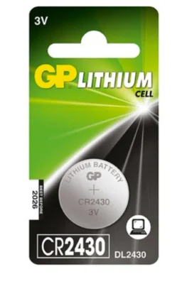 Baterie GP Batteries, butoni (CR2025) 3V lithium, blister 1 buc. "GPCR2025-2CPU1" "GPPBL2025152"
