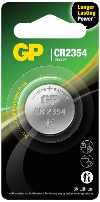 Baterie GP Batteries, butoni (CR2354) 3V lithium, blister 1 buc. "GPCR2354E-2CPU1" "GPPBL2354001"