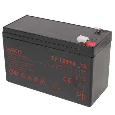 Baterie UPS SPACER SPC acumulator 12V/9Ah terminal F2