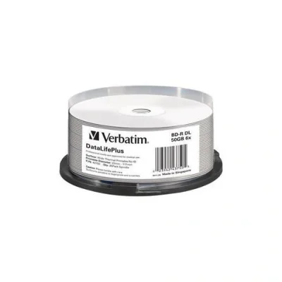 BD-R VERBATIM 50GB, VITEZA 6X, DOUBLE LAYER SURFACE HARD COAT, SPINDLE, 25 BUC, "43750"