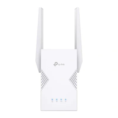 BE3600 Dual-Band Wi-Fi 7 Range Extender, input 100-240V~50/60Hz 0.3A, Wi-Fi 7: IEEE 802.11be/ax/ac/n/a 5 GHz, IEEE 802.11be/ax/n/b/g 2.4 GHz, 2882 Mbps at 5 GHz, 688 Mbps at 2.4 GHz
