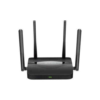 BE3600 Dual-Band Wi-Fi 7 Router SPEED: 688 Mbps at 2.4 GHz + 2880 Mbps at 5 GHz SPEC: 4× External Antennas,  3× Gigabit LAN Ports, 1× Gigabit WAN Port, MLO, 4096-QAM, OFDMA, HE160 FEATURE: MERCUSYS App, Router/Access Point Mode, WPS Button, Reset But