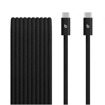 Beats 240W USB-C to USB-C Braided Cable (3 m) - Bolt Black