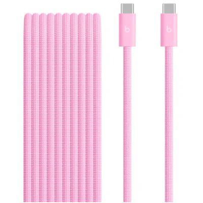 Beats USB-C to USB-C Woven Cable (1.5m) - Power Pink