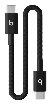 Beats USB-C to USB-C Woven Short Cable (20 cm) - Bolt Black