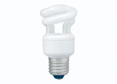 BEC fluorescent Panasonic, soclu E27, putere 8W, forma spirala, lumina alb rece, alimentare 220 - 240 V, "EFD8E65HD"